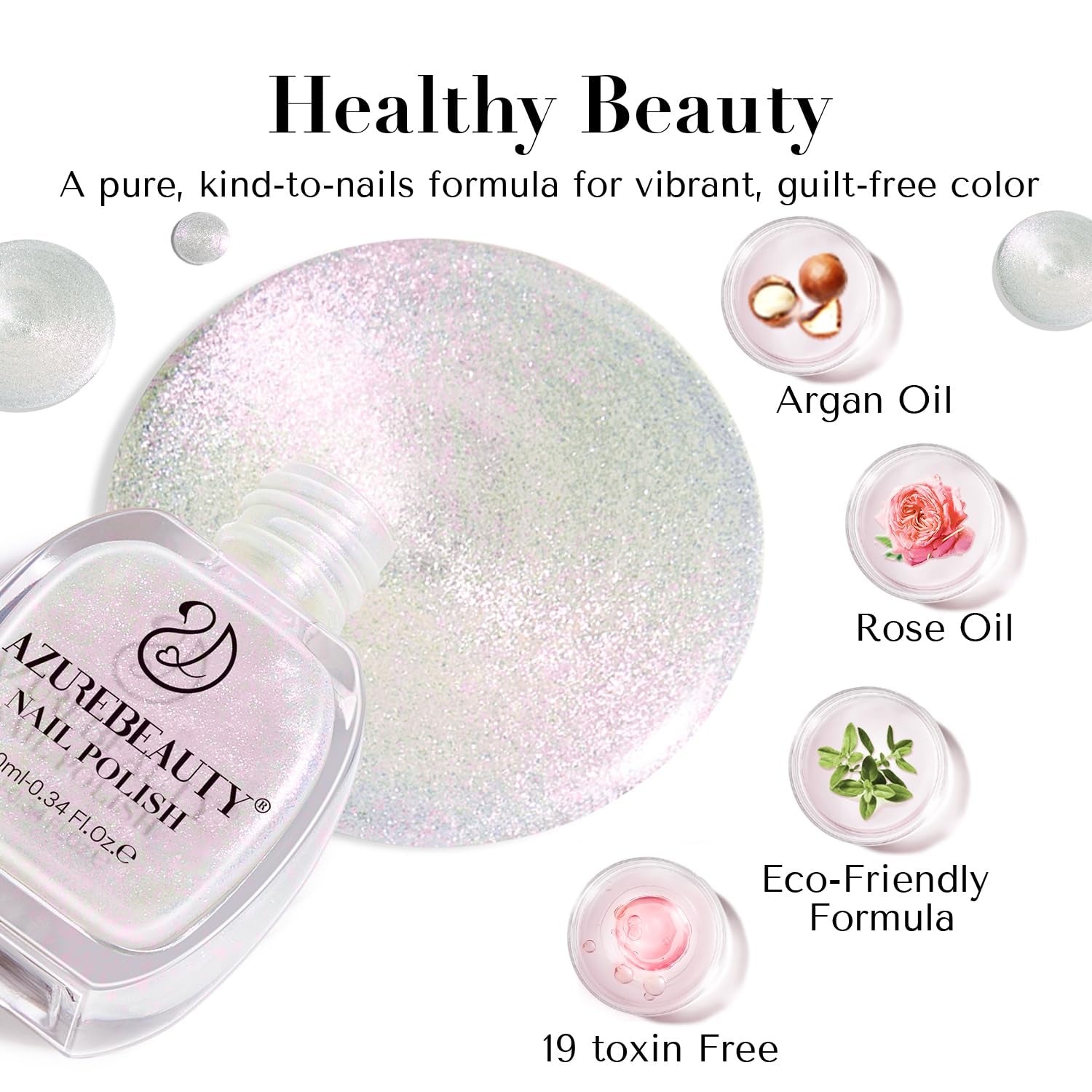 Glitter Pearl Nail Polish