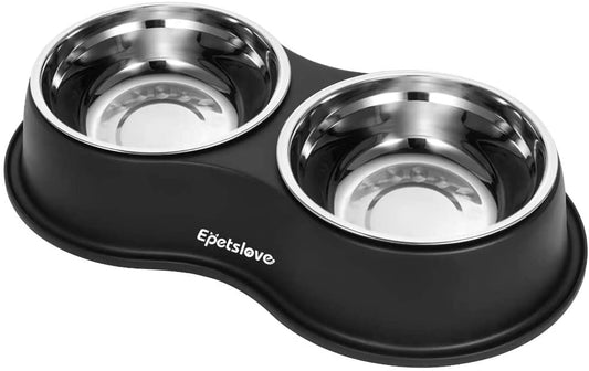 Double Dog Food Bowl 