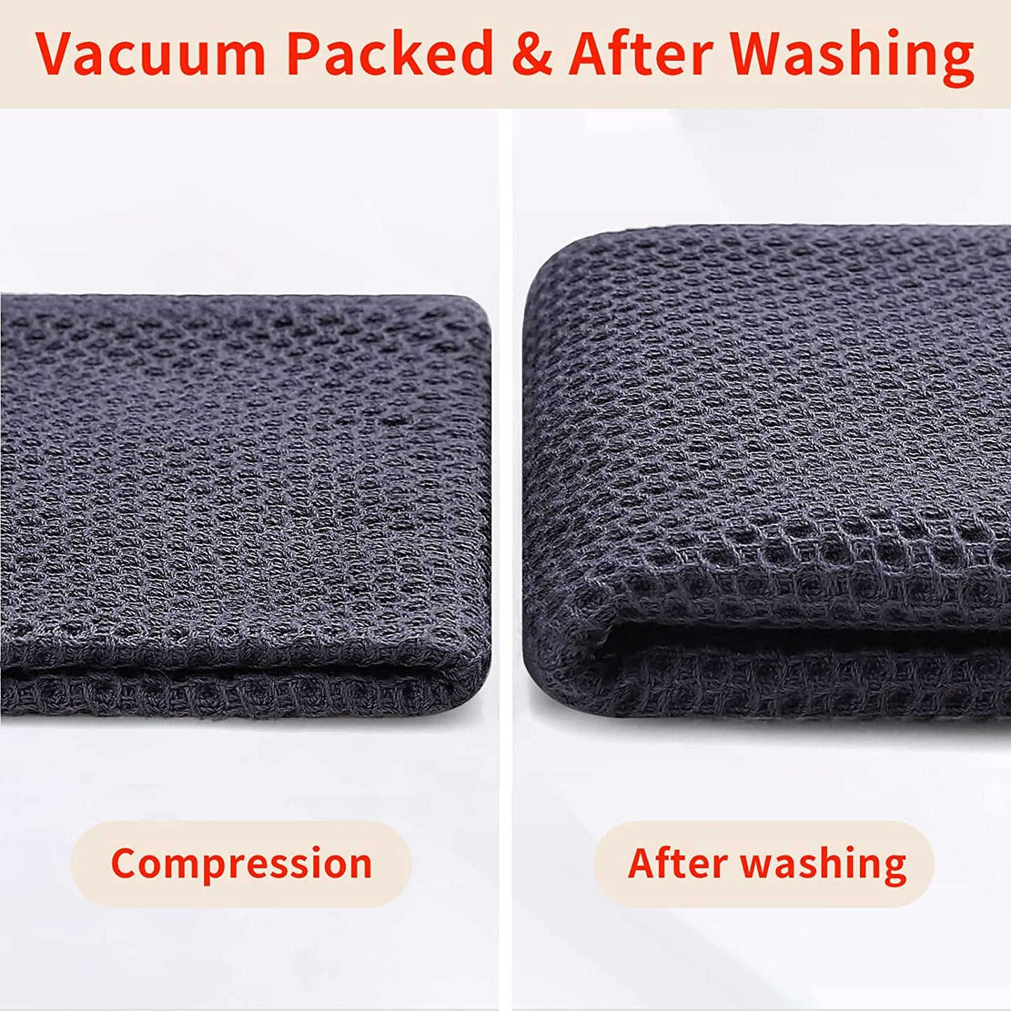 100% Cotton Waffle Weave Towels