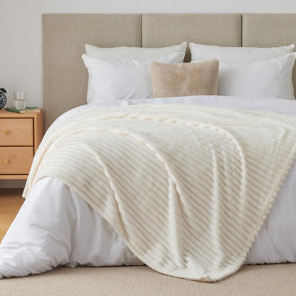 Fleece Throw Blanket for Couch