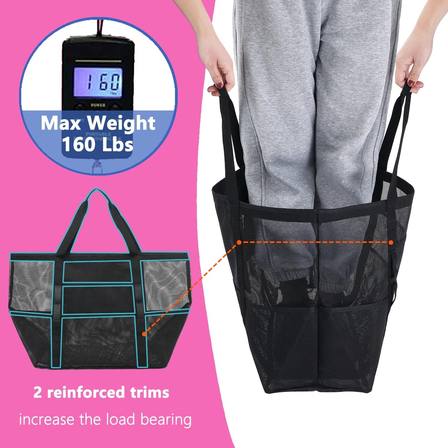 Mesh Beach Bag