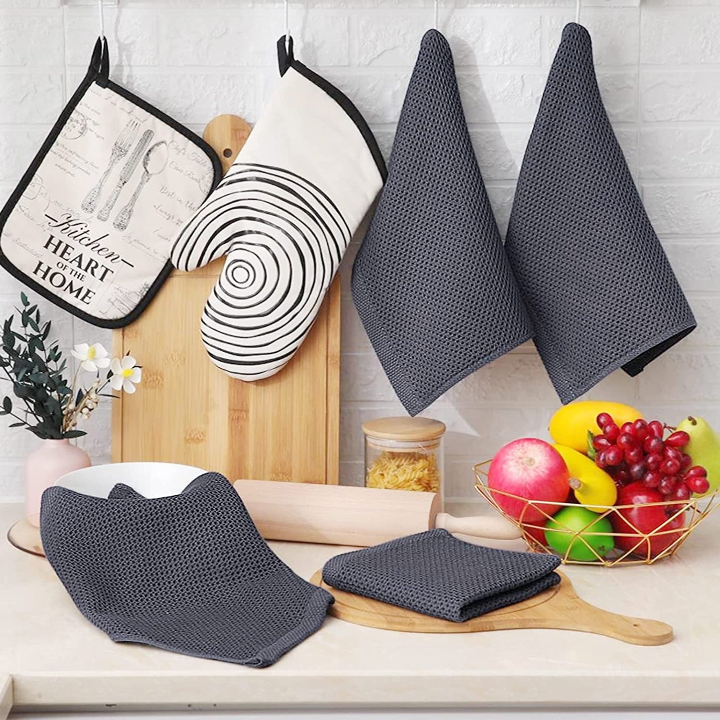 100% Cotton Waffle Weave Towels