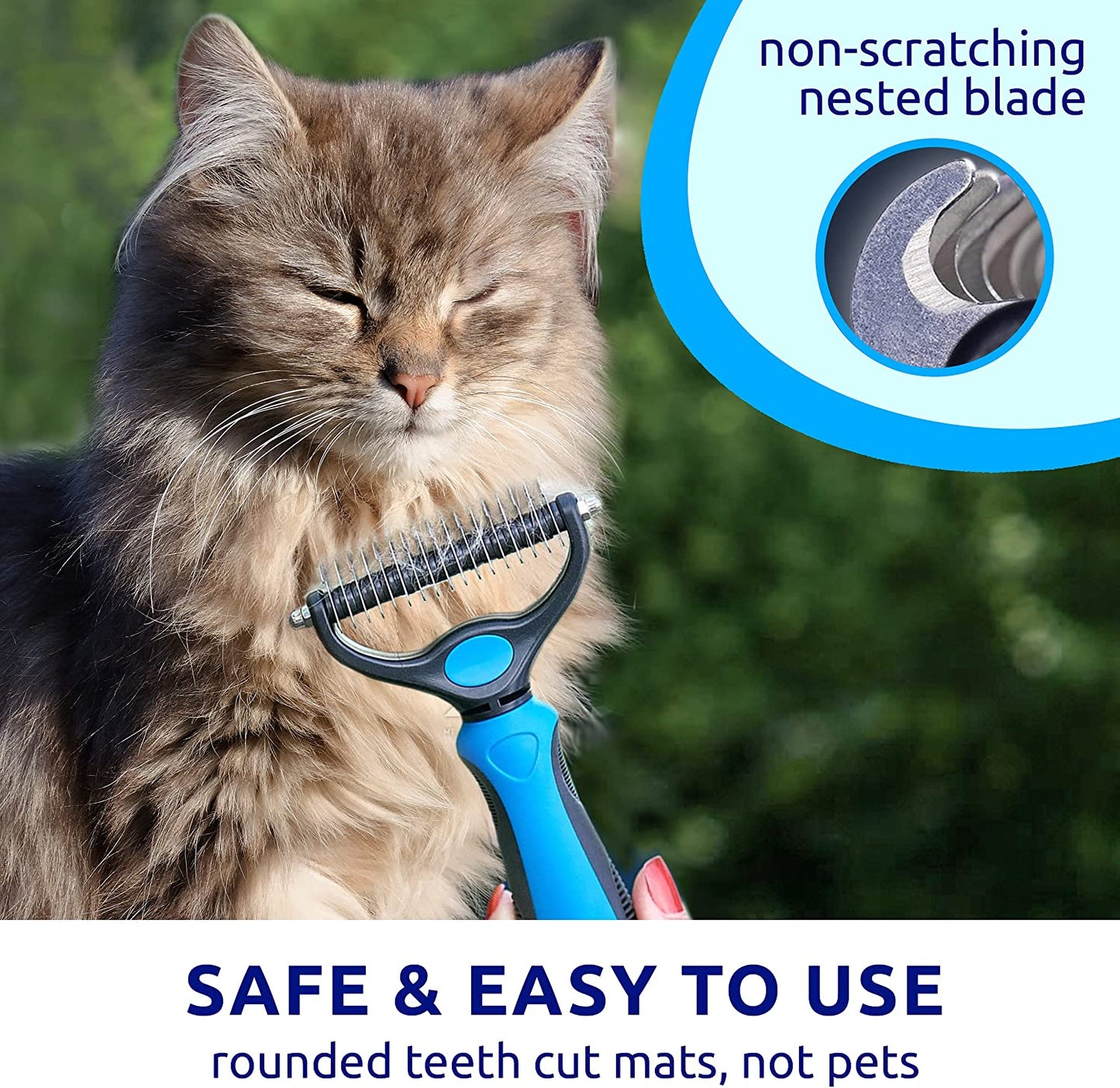 Double-Sided Deshedding Brush