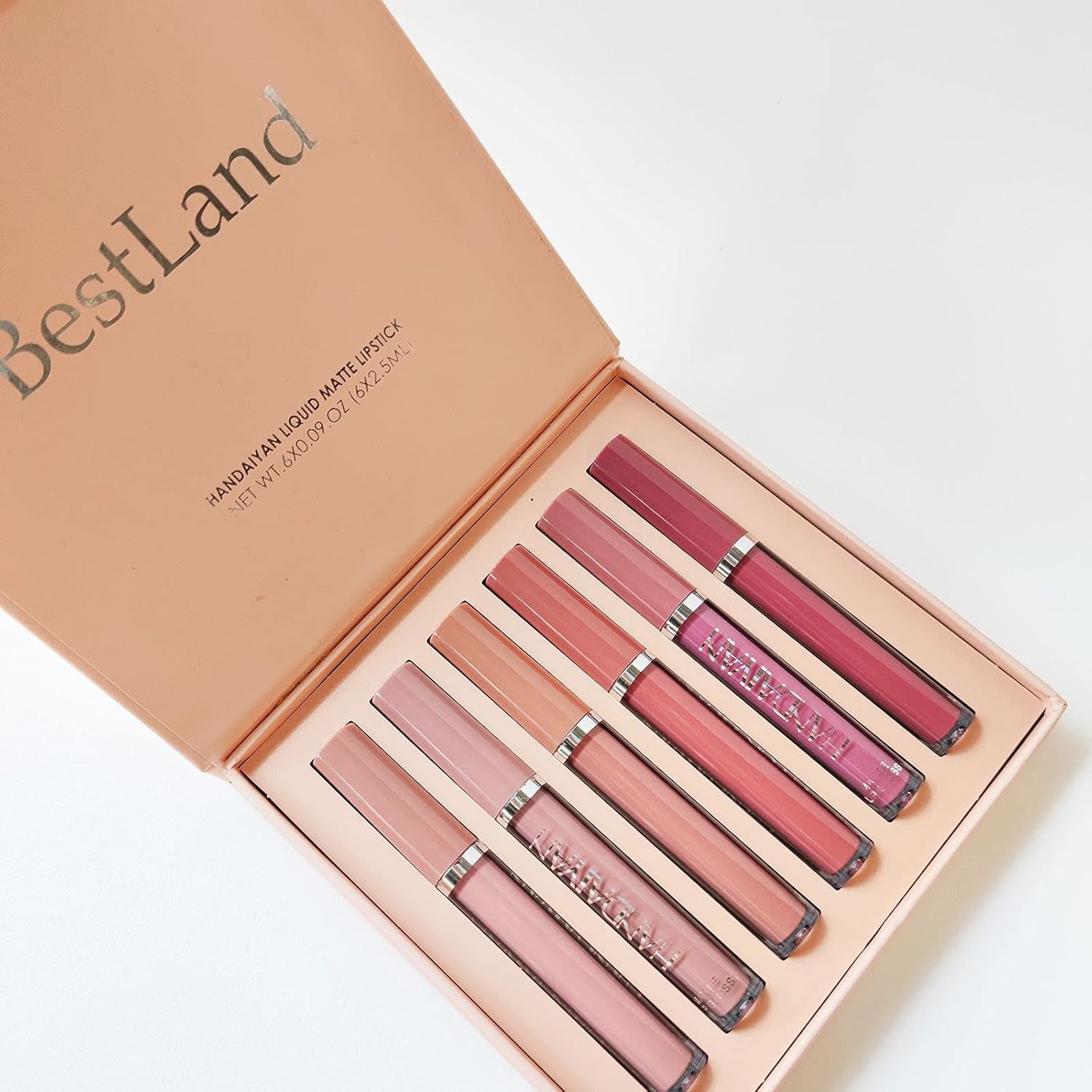 6Pcs Matte Liquid Lipstick Makeup Set