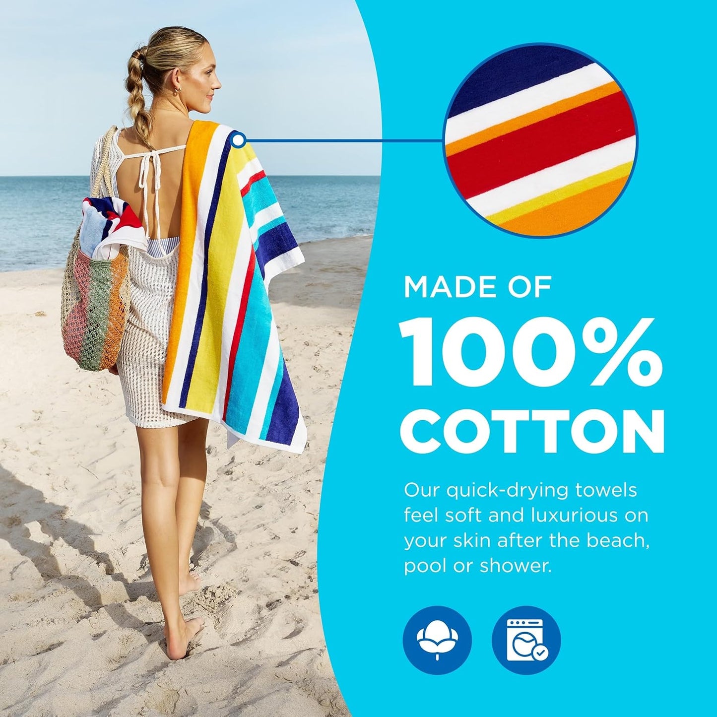 Classic Multi-Color Stripe Towel