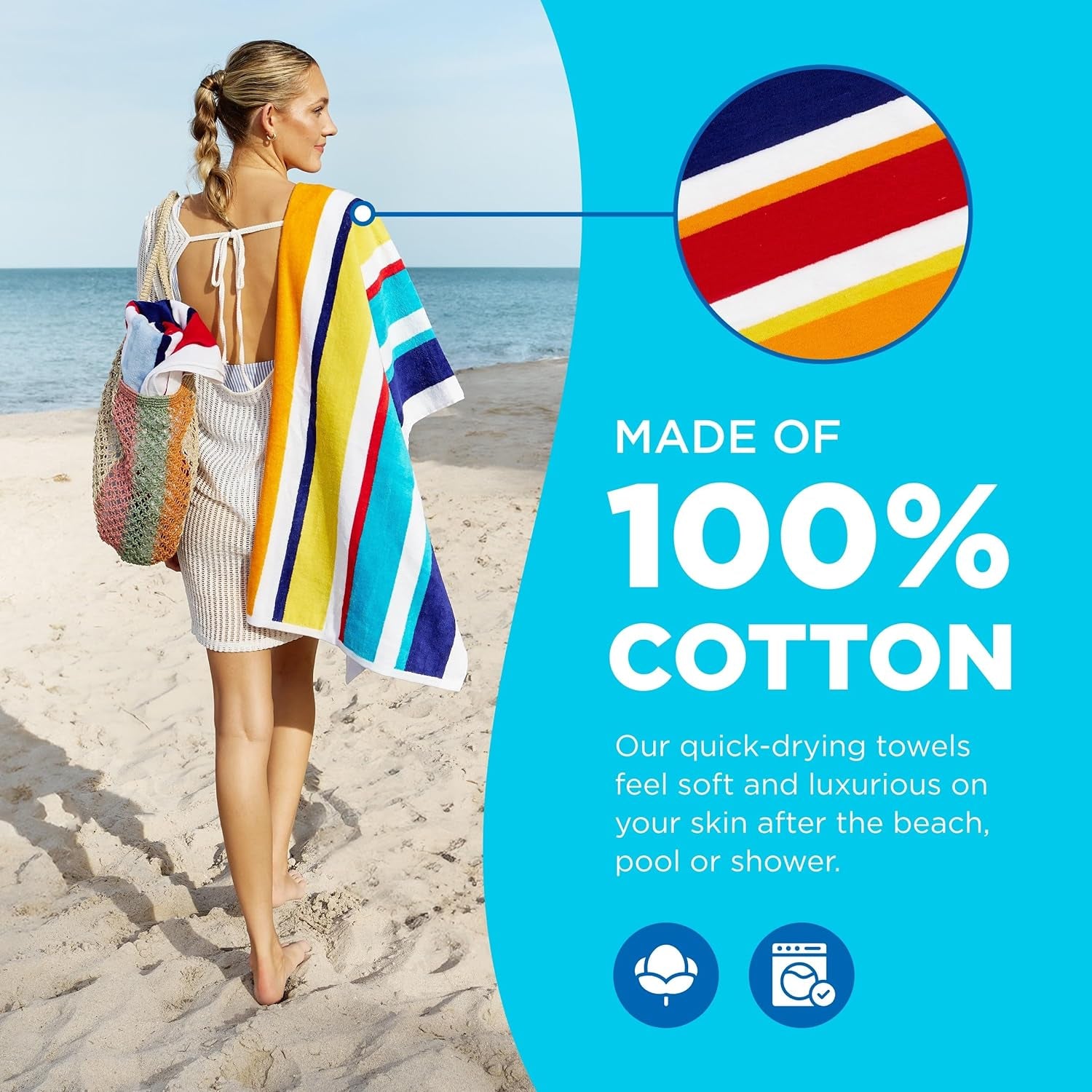 Classic Multi-Color Stripe Towel
