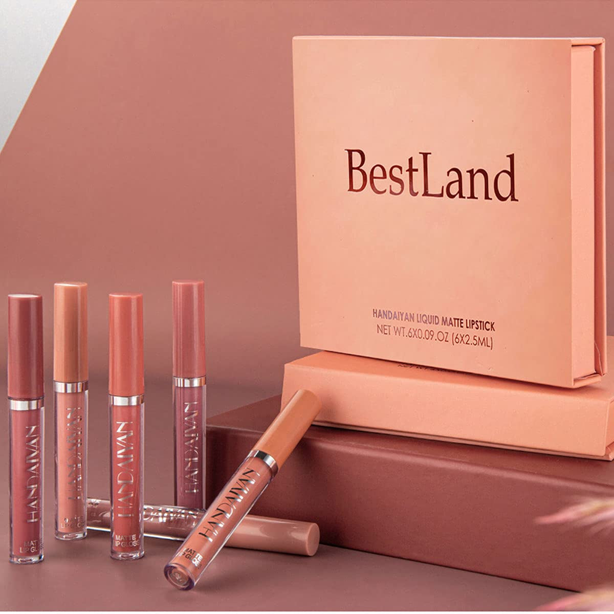 6Pcs Matte Liquid Lipstick Makeup Set